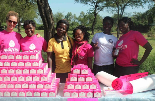 Menstruationstassen angekommen in Kenia