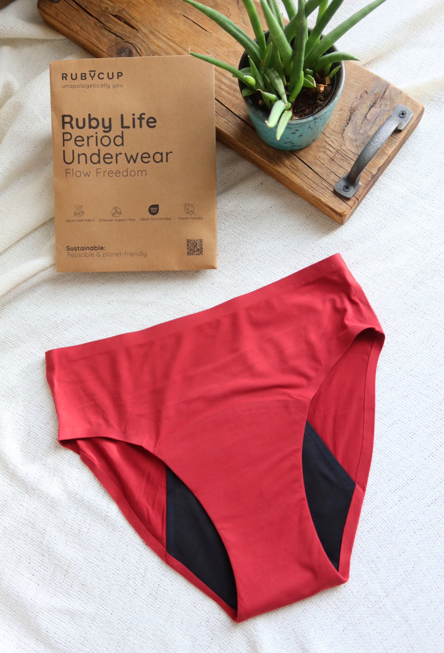 Ruby Life Periodenunterwäsche Burgund