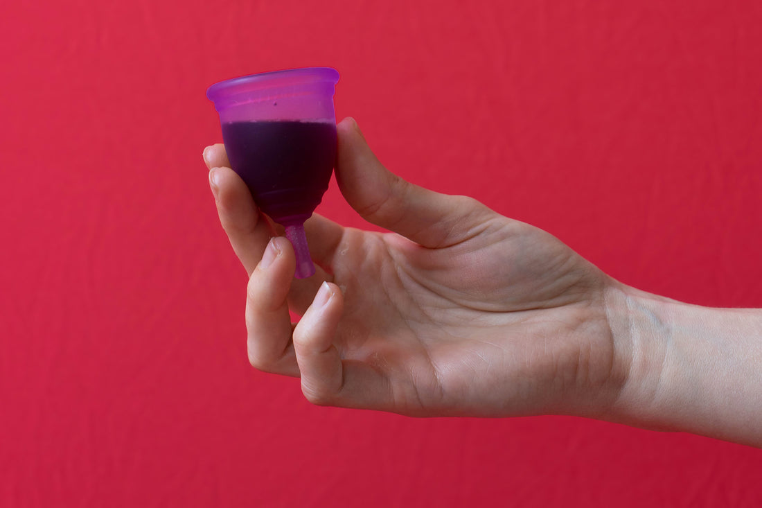 Ruby Cup menstrual cup for heavy periods