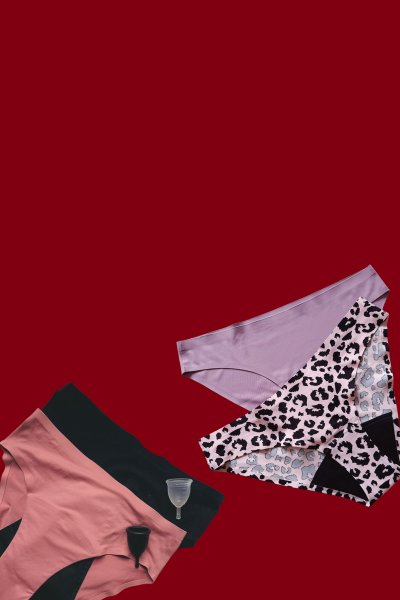 Ruby Cup period underwear and Ruby Cup menstrual cups